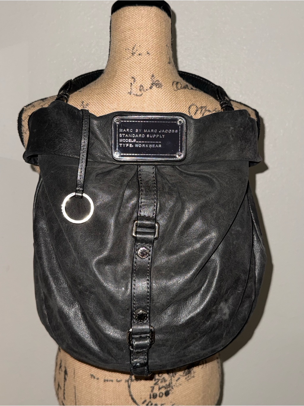 Marc By Marc Jacobs Black Leather Shoulder Hobo